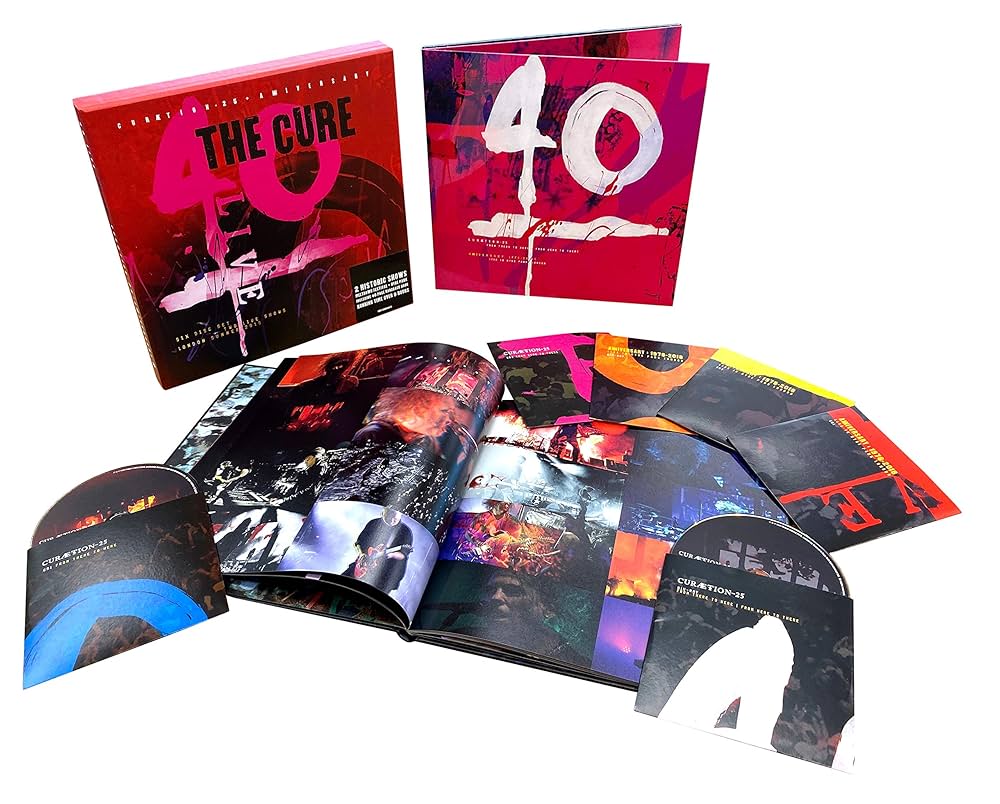 The Cure / 40 Live 豪華Boxセット2DVD+4CD The Cure - 40 Live Curaetion 25 + Anniversary [Deluxe 4CD